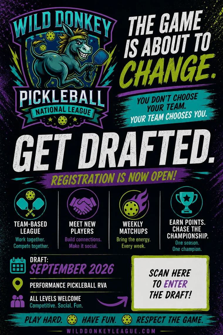 The Wild Donkey draft flyer.